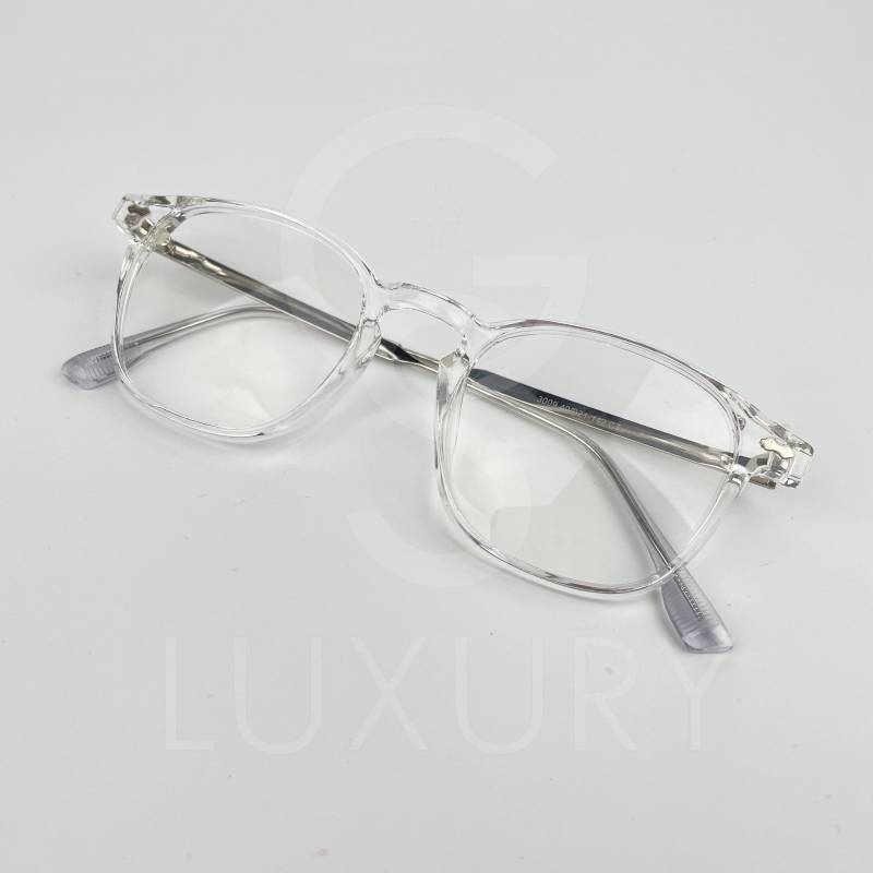 Lunette optique carré transparent 3009 – Image 3