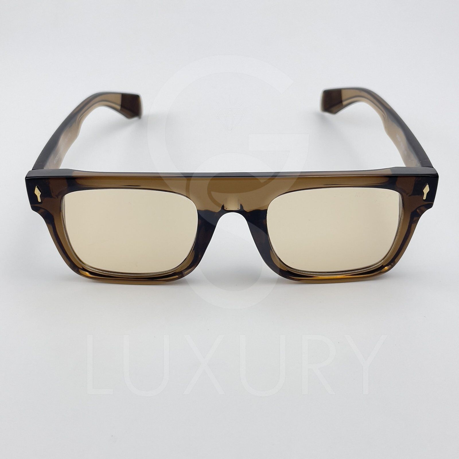 Lunette de soleil Moscott Carré marron transparent W6047 – Image 4