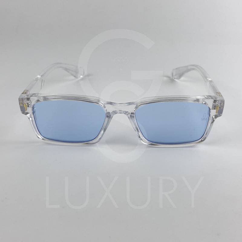 Lunette de soleil Jmm Carré Transparent Verre Bleu claire SM2029 – Image 3