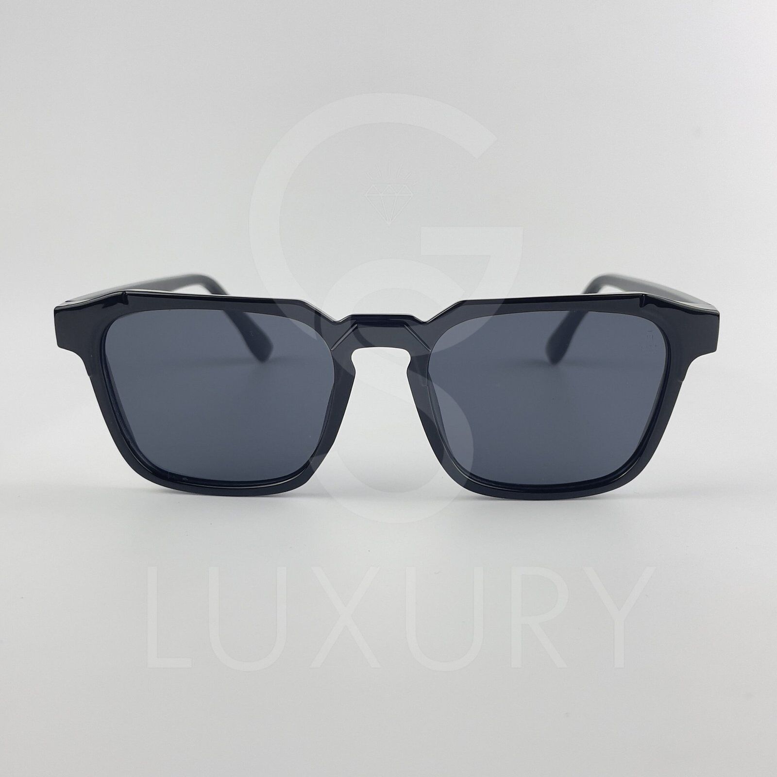 Lunette de soleil Jmm Carré Noir Verre Noir SM2036 – Image 2
