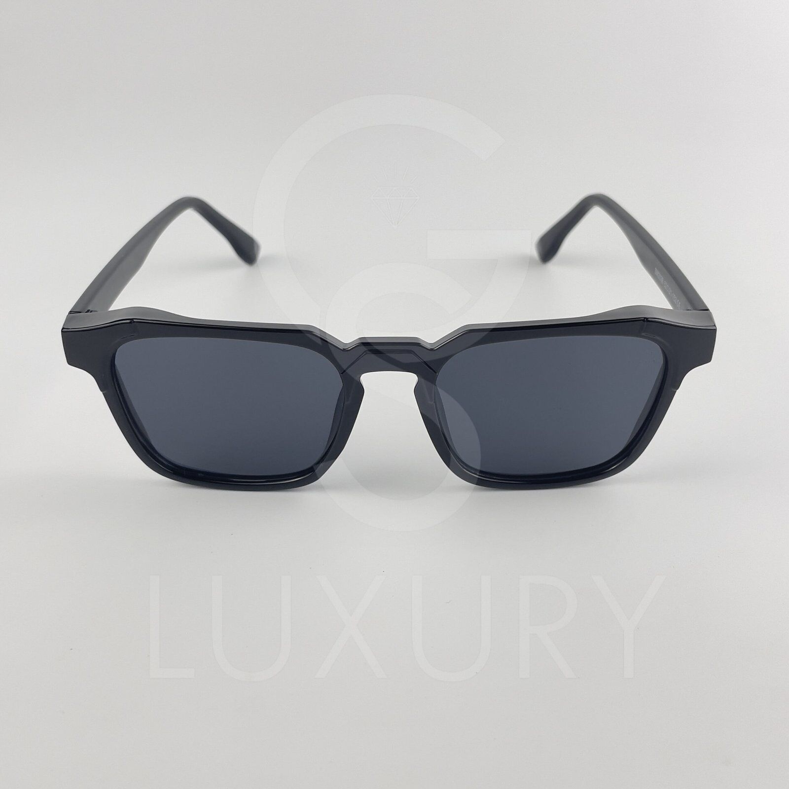 Lunette de soleil Jmm Carré Noir Verre Noir SM2036 – Image 3