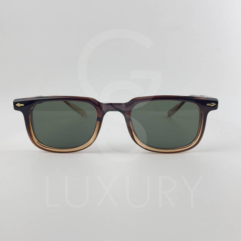 Lunette de soleil SM Carré Marron dégradé Verre Vert M65037 – Image 2