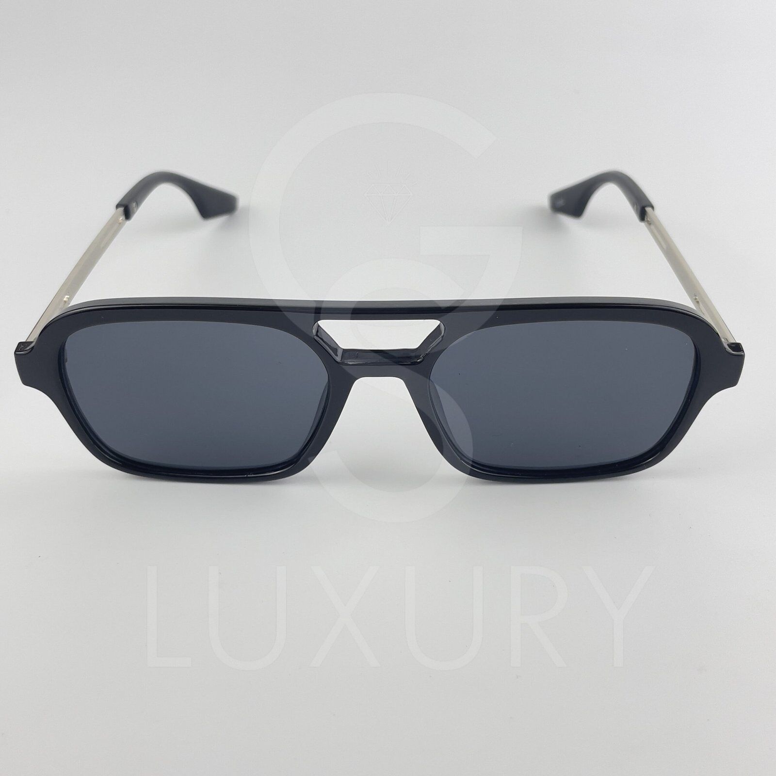 Lunette de soleil SM Double pontNoir Verre Noir 2202 – Image 3
