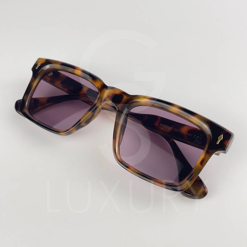 Lunette de soleil Jmm Carré Tigré Verre Mauve SM2023-23-141