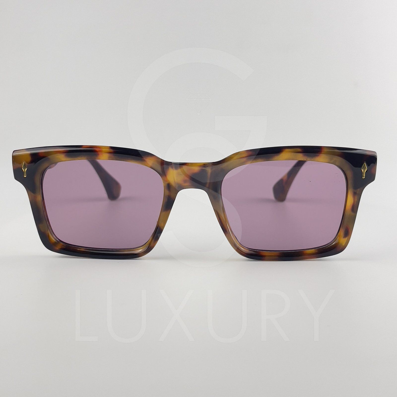 Lunette de soleil Jmm Carré Tigré Verre Mauve SM2023-23-141 – Image 2