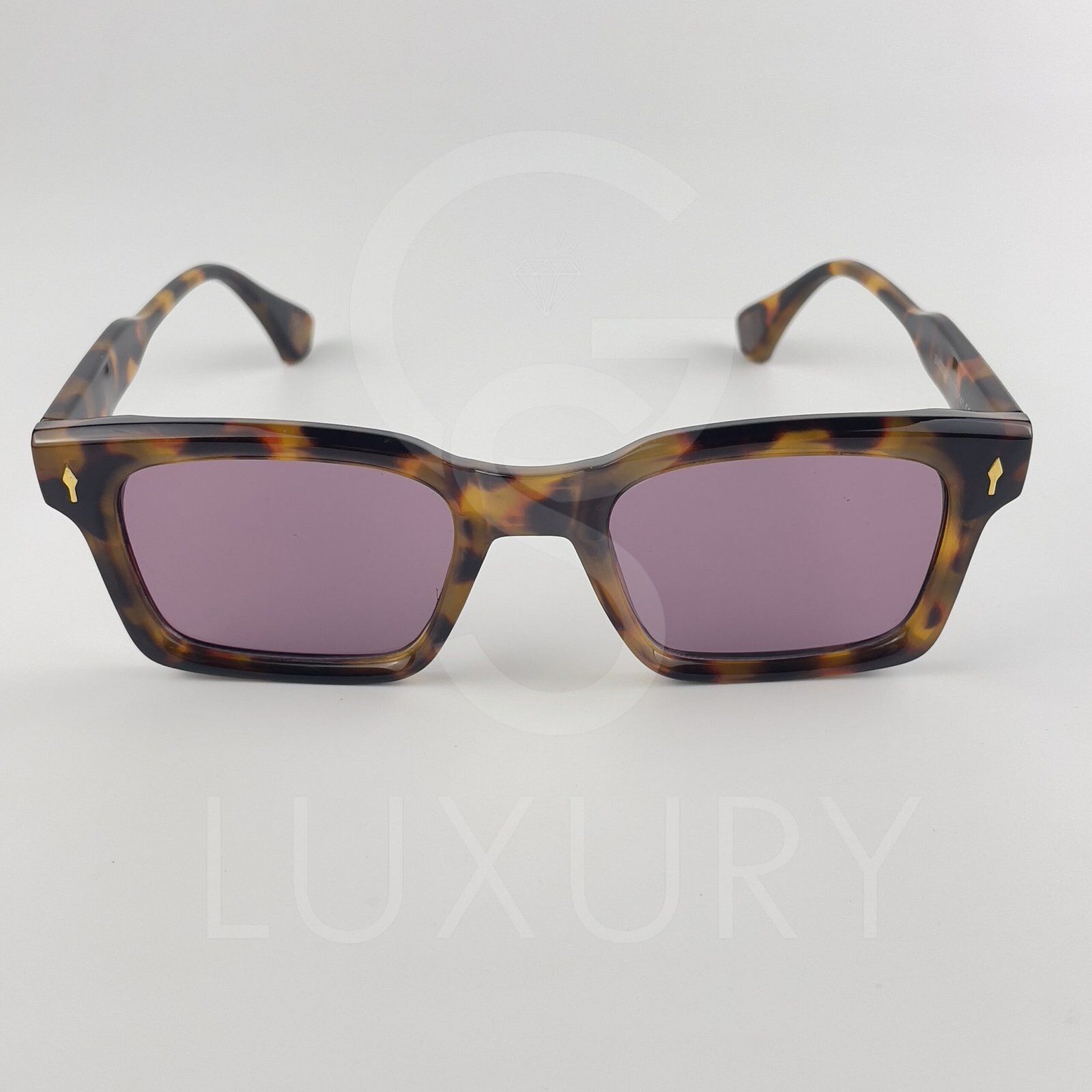 Lunette de soleil Jmm Carré Tigré Verre Mauve SM2023-23-141 – Image 3