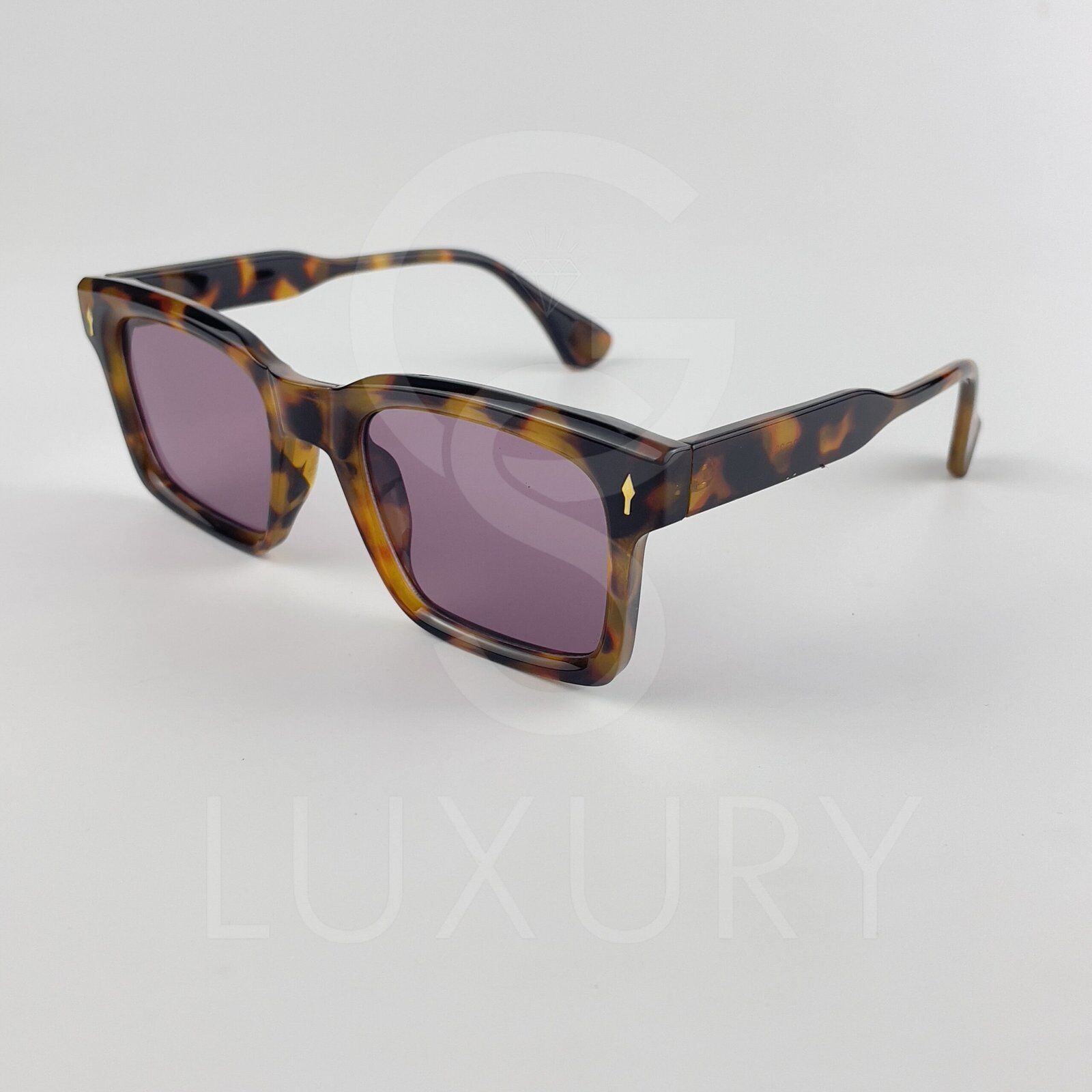 Lunette de soleil Jmm Carré Tigré Verre Mauve SM2023-23-141 – Image 4