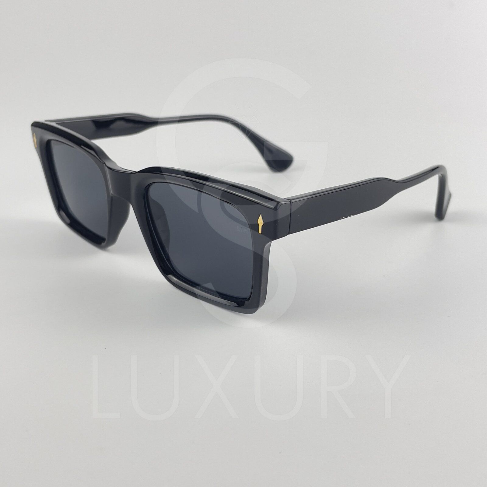 Lunette de soleil Jmm Carré Noir Verre Noir SM2023-23-141 – Image 4