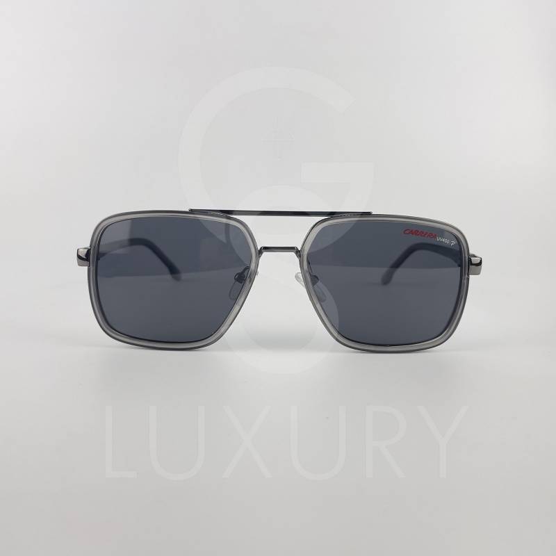 Lunette de soleil carrera carré double pont gris P19347
