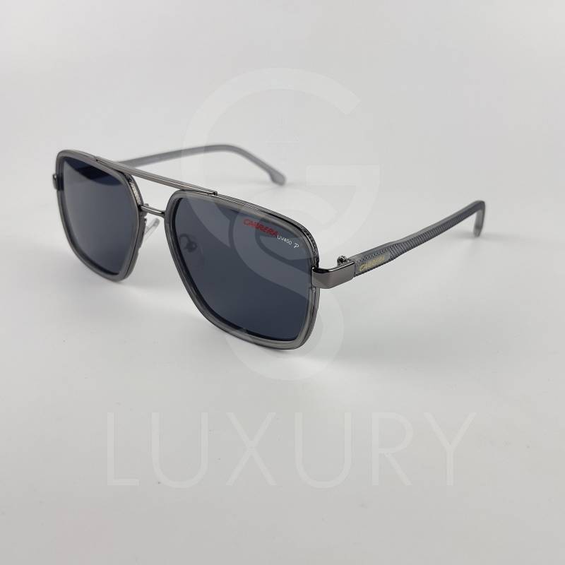 Lunette de soleil carrera carré double pont gris P19347 – Image 3