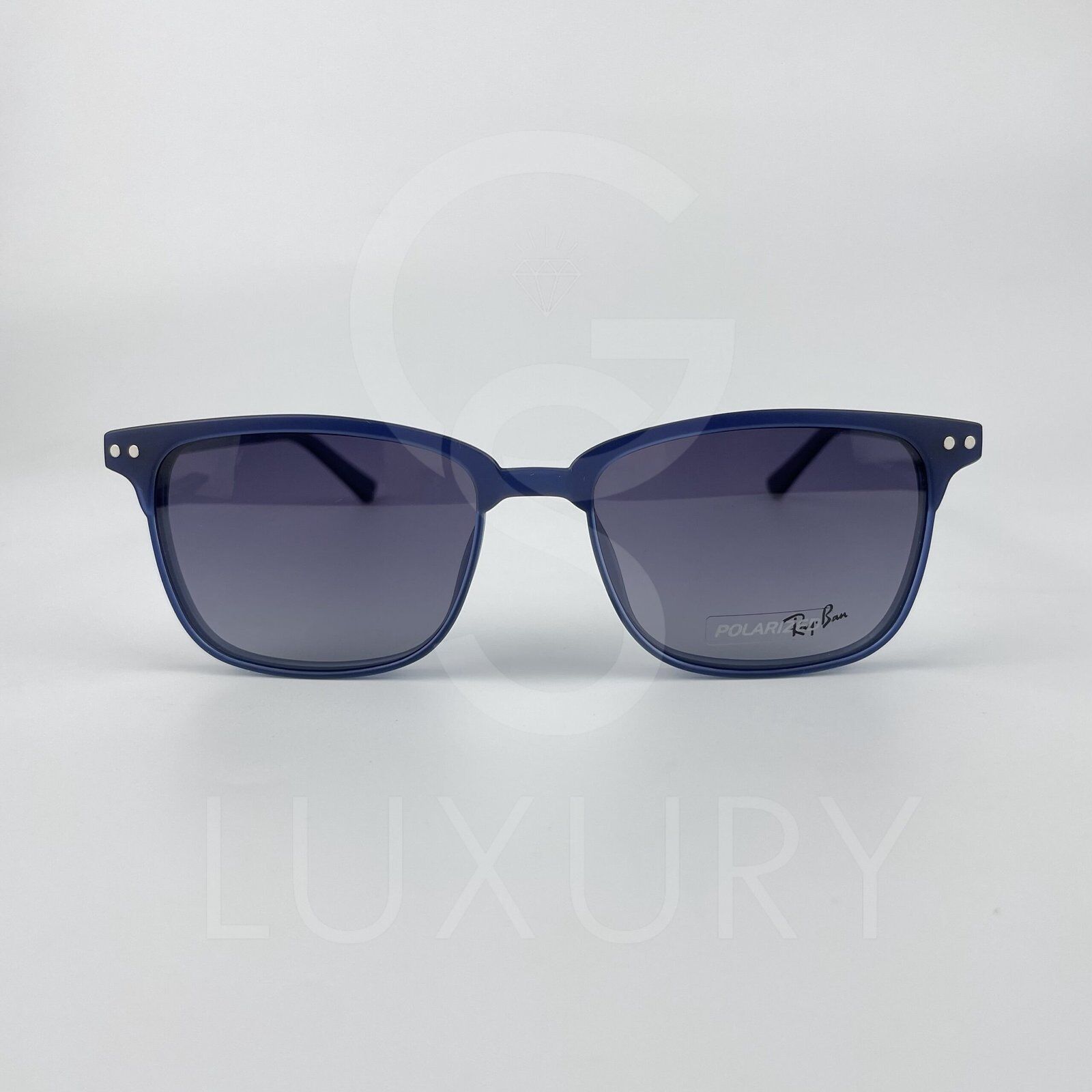 Lunette avec applique rayban carré bleu rx8059 – Image 7