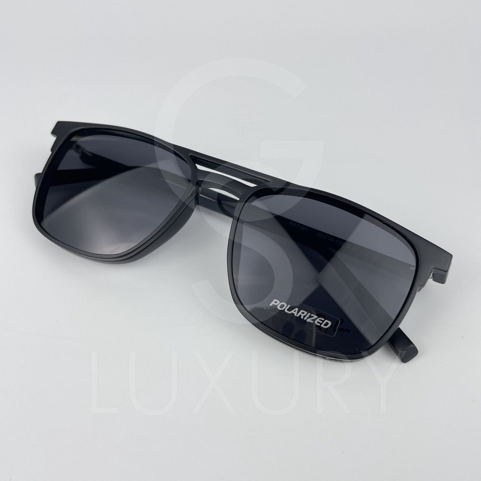 Lunette avec applique rayban double pont noir rx7081 – Image 5