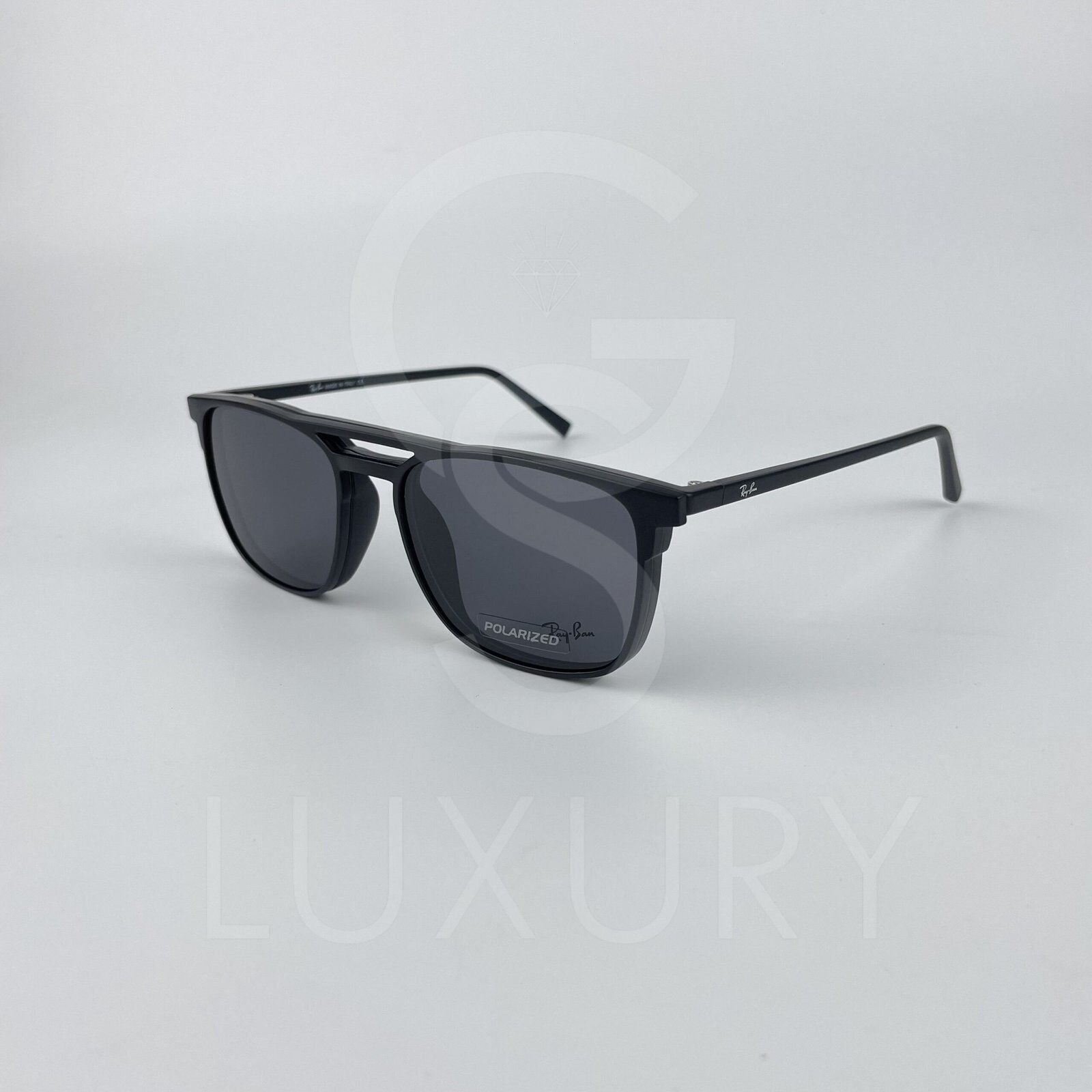 Lunette avec applique rayban double pont noir rx7081 – Image 6