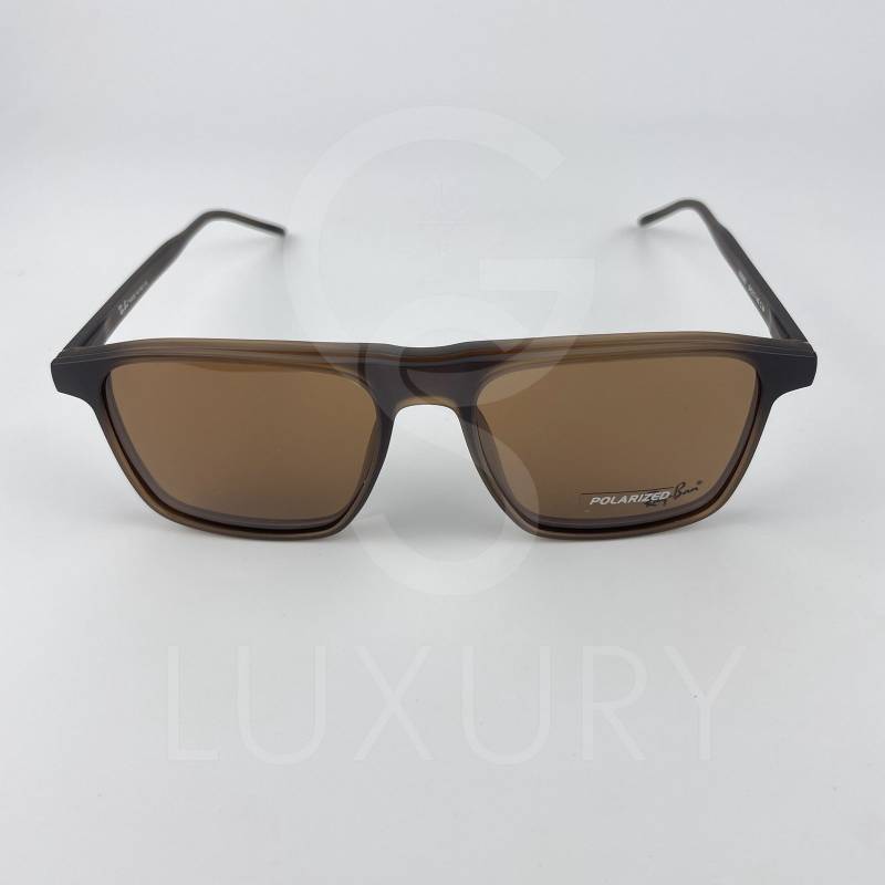 Lunette avec applique rayban carré marron rx8065 – Image 7