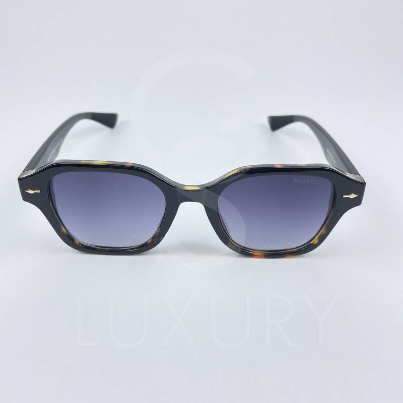 Lunette de soleil moscot noir tigré verre dégradé 6063 – Image 3