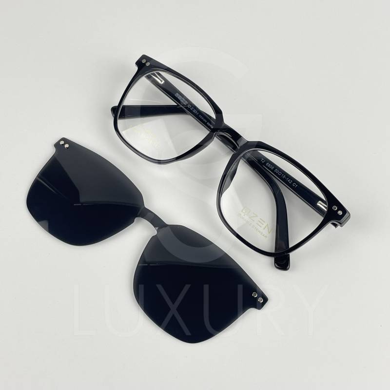 Lunette avec applique qzen carré noir – Image 6