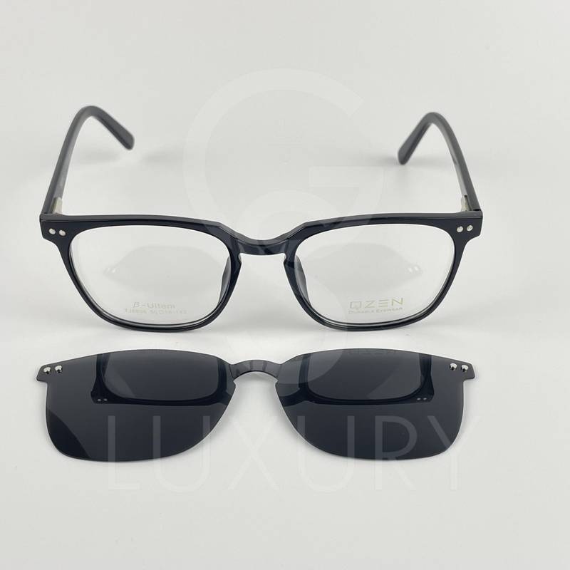 Lunette avec applique qzen carré noir – Image 8