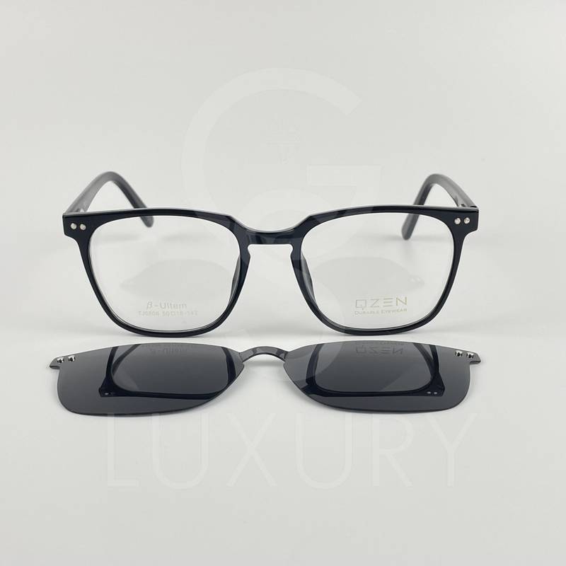 Lunette avec applique qzen carré noir – Image 7