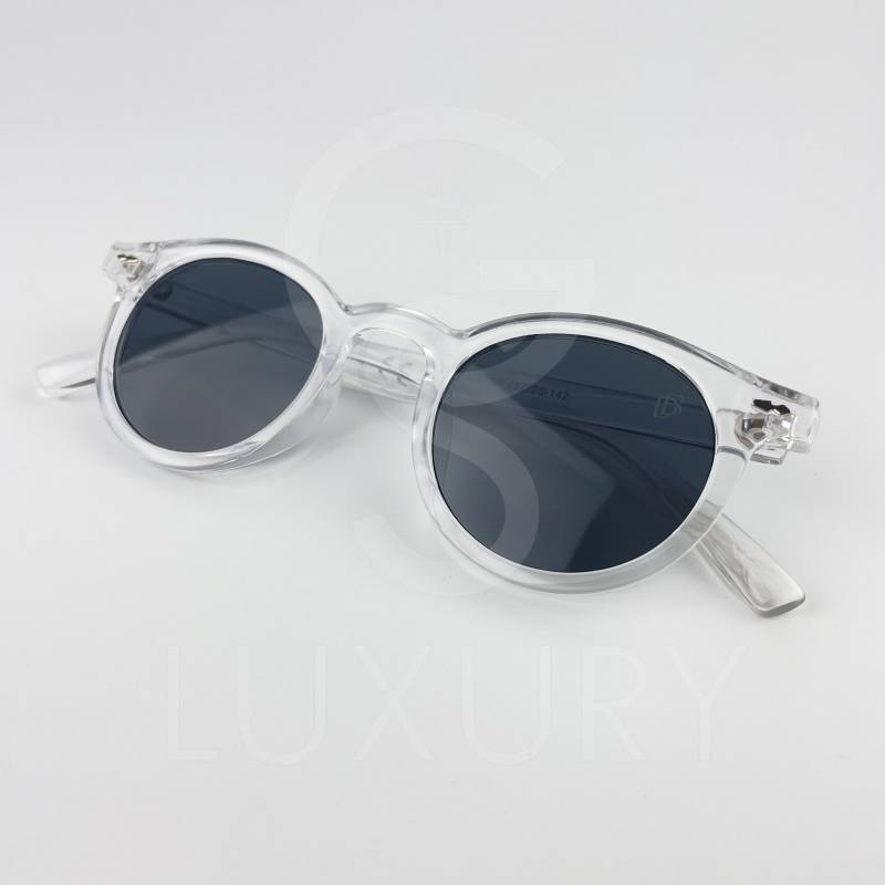 Lunette de soleil David Beckham Rond Transparent verre noir E140 – Image 3