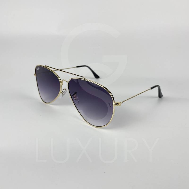 Lunette de soleil RB aviator reverse doré degradé RB0101 – Image 3
