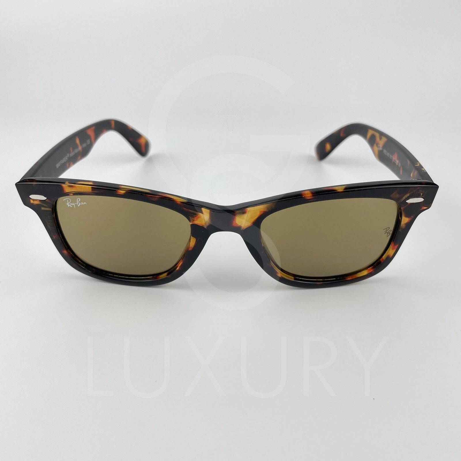 Lunette de soleil rayban wayfarer tigré verre marron RB2140 – Image 4