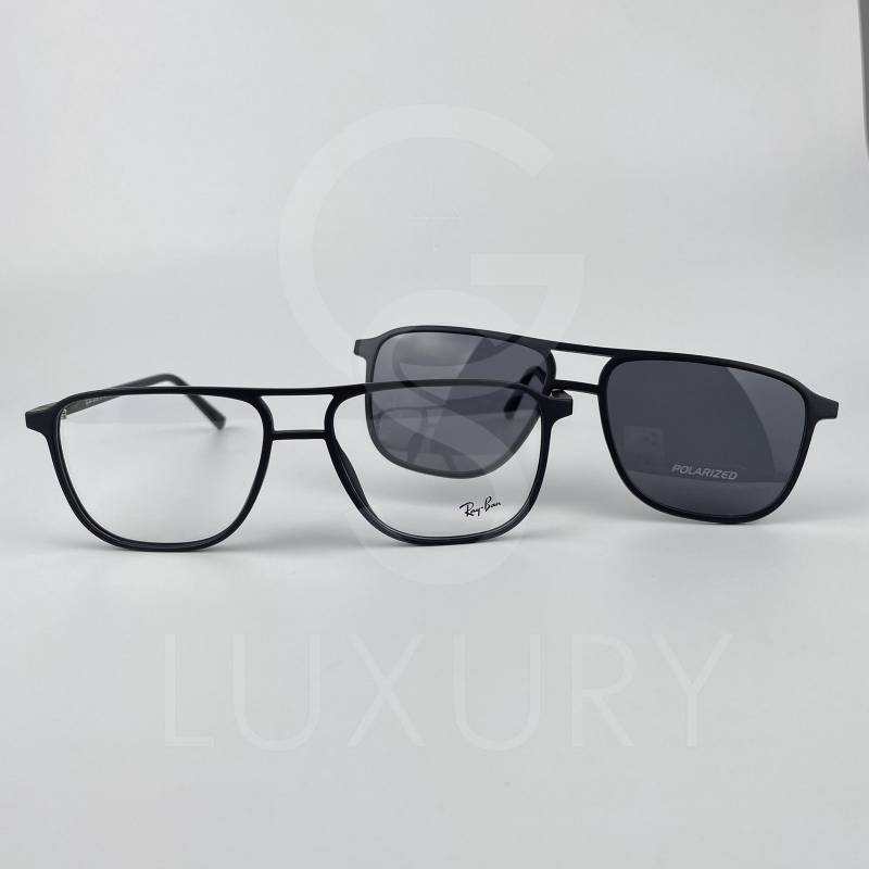 Lunette avec applique rayban double pont noir rx7084 – Image 3