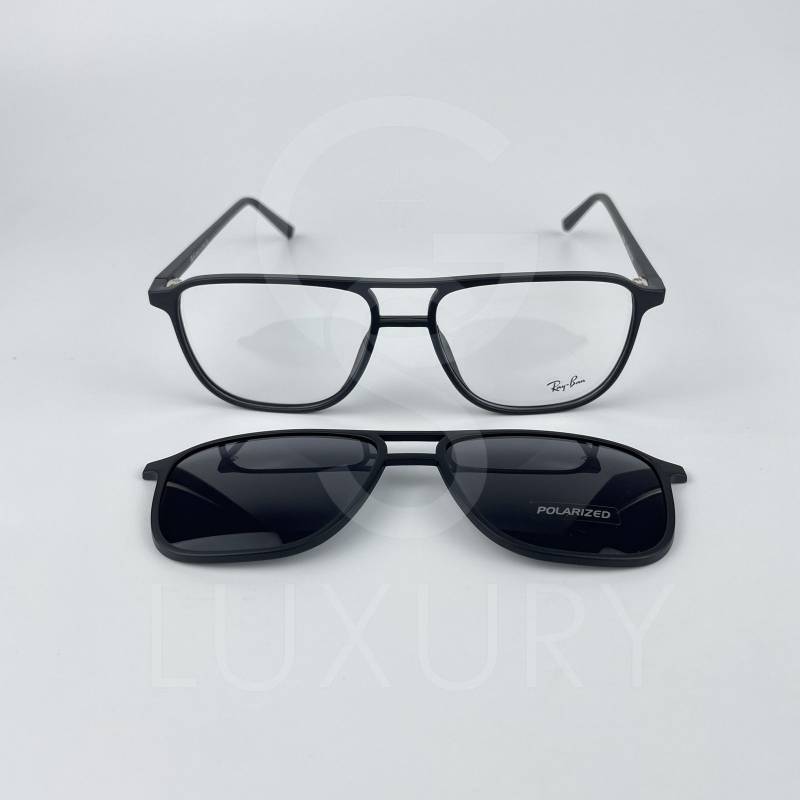 Lunette avec applique rayban double pont noir rx7084 – Image 4
