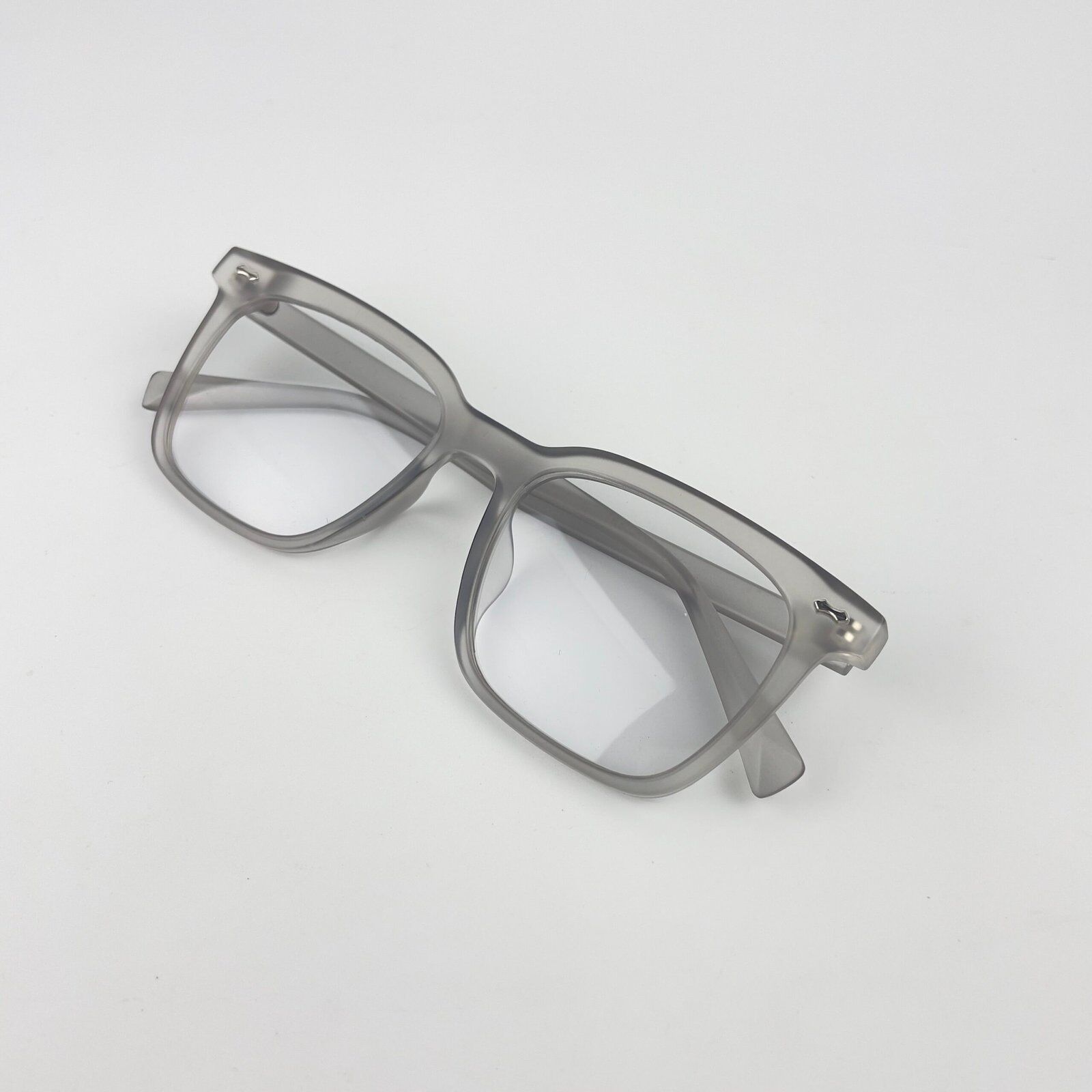 Lunette optique photochromique carré gris transparent